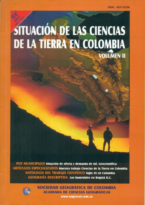 Situaci�n de las Ciencias de la Tierra en Colombia