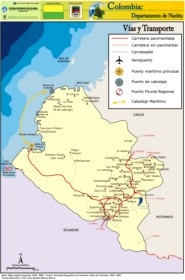 Nari&ntilde;o - V&iacute;as y Transporte