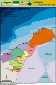 La Guajira - División Político-Administrativa